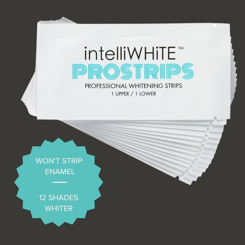 [Australia] - Prostrips - 12 SHADES WHITER TEETH - 28 Enamel Safe REMINERALIZING Gentle Strips – 97% no sensitivity 