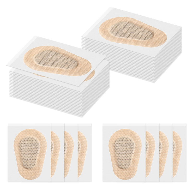 [Australia] - 40 Pcs Adhesive Eye Patches, Eye Patches for Adults Eye Pad Disposable Eyepatch Latex Free Adhesive Bandages for Baby Kids Girls (Nude,3 x 2 Inch) Nude 3 x 2 Inch 
