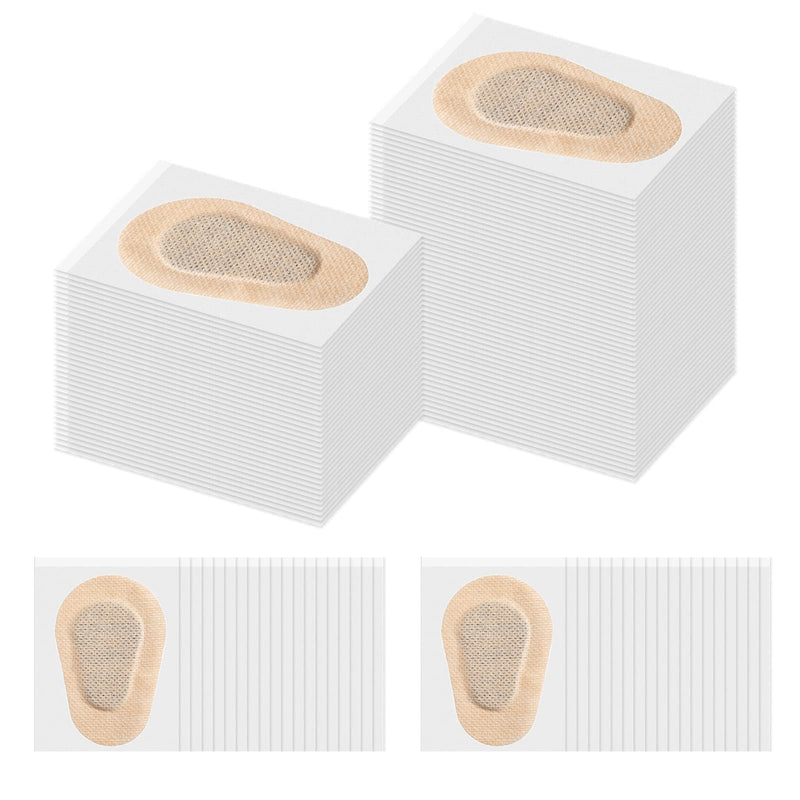 [Australia] - 120 Pcs Adhesive Eye Patches, Eye Patches for Adults Eye Pad Disposable Eyepatch Latex Free Adhesive Bandages for Baby Kids (Nude,3 x 2 Inch) Nude 3 x 2 Inch 