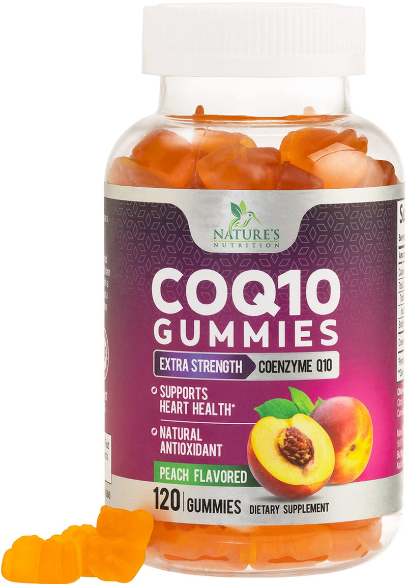 [Australia] - CoQ10 100mg Gummies - Coenzyme Q10 Supplement, CoQ10 Gummies Antioxidant for Heart Health Support & Energy Production, High Absorption Coenzyme Q10 Gummy Supplements - 120 Count Coenzyme Q10 Vitamins 120 Count (Pack of 1) 