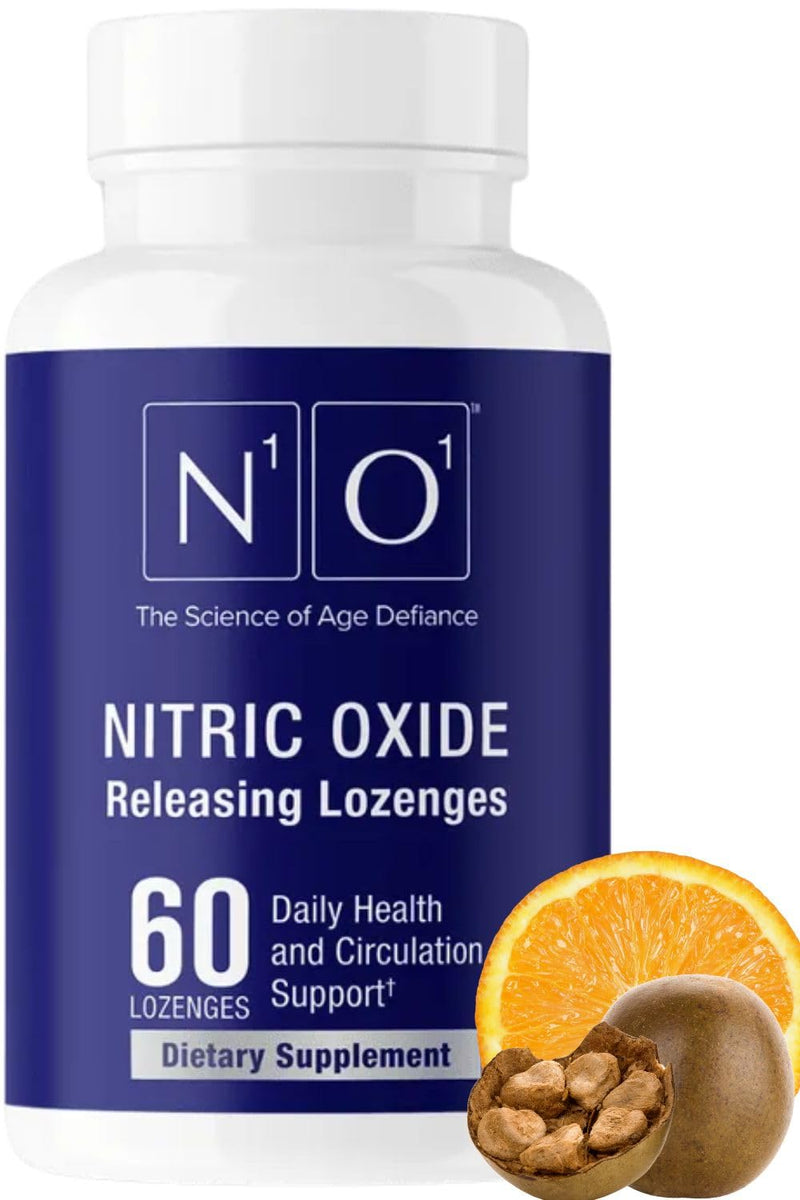 [Australia] - Nitric Oxide Lozenges - 60 Count - Nitric Oxide Supplement for Heart Health, Circulation, Energy, Blood Flow, Oxygenation, Healthy Blood Pressure, Cardiovascular Support for Men & Women 60 Count (Pack of 1) 