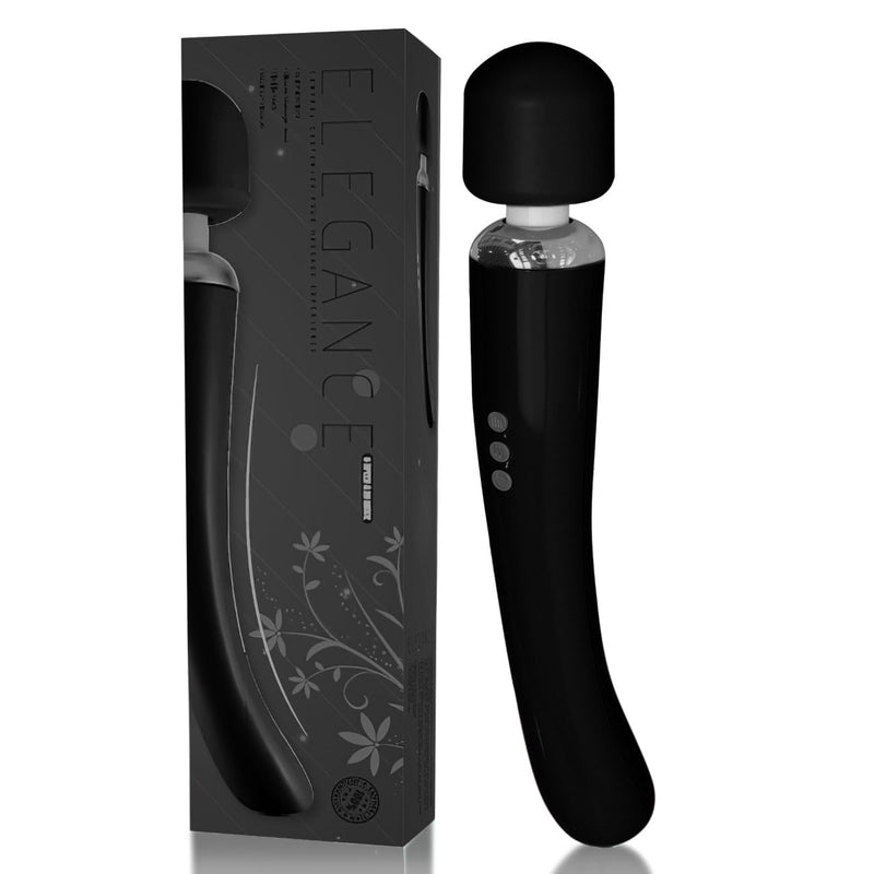 [Australia] - Therapeutic Cordless Massager - Powerful Massage Tool Handheld 8 Speeds 20 Patterns - Rechargeable Hand Massagers for Sore Muscles - Hand Held Massage Tool for Neck & Back Charcoal 