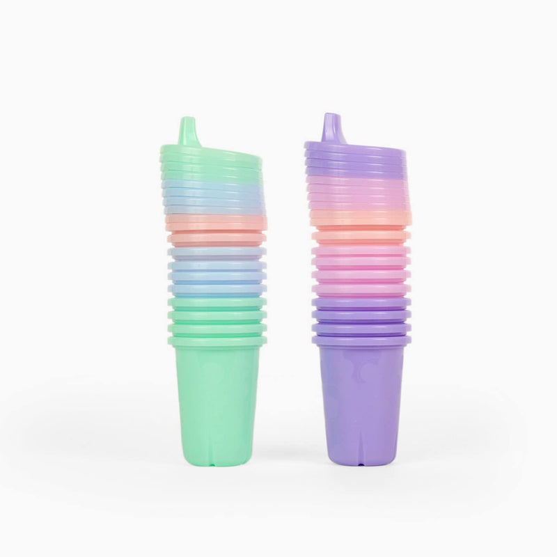 [Australia] - The First Years Take & Toss Sippy Cups - Spill Proof Toddler Cups Value Party Pack - 10 Oz - 20 Count,Pastel Pastel 