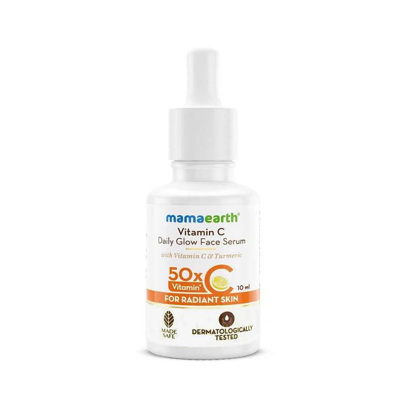 Mamaearth Vitamin C Daily Glow Face Serum | 0.34 Fl Oz (10ml)
