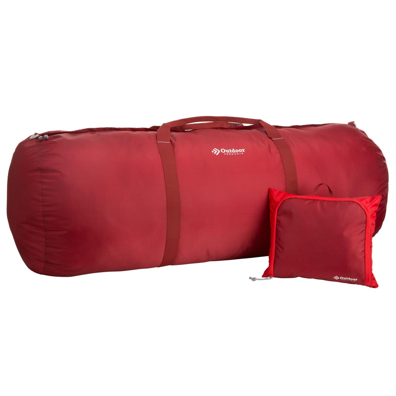 Outdoor Products Deluxe Duffel (Black, 12 in X 24 in) Red Mammoth Outdoor Products