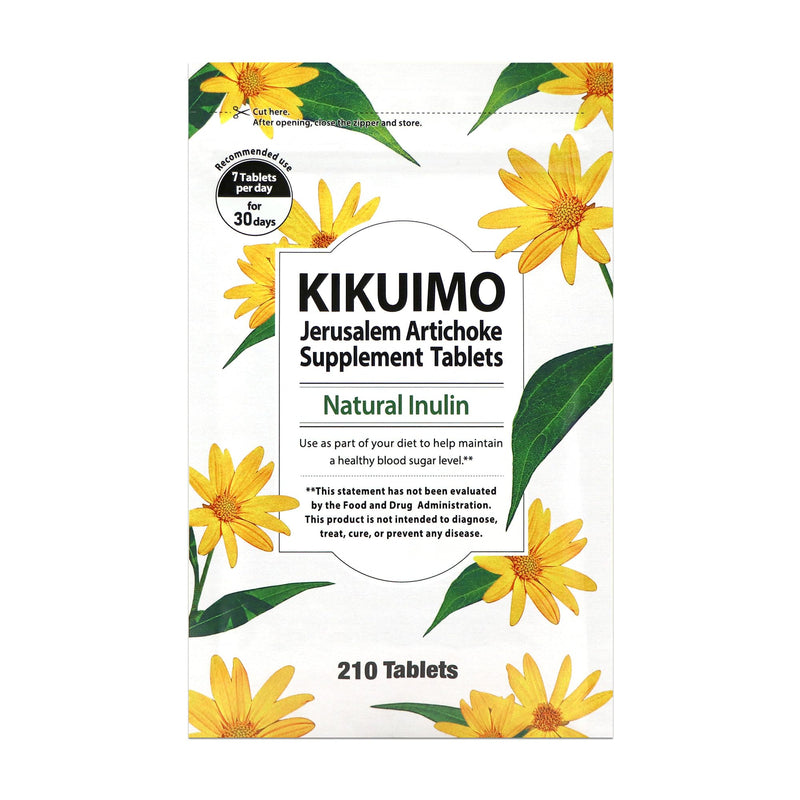 [Australia] - NAFFY KIKUIMO Jerusalem Artichoke Supplement -Inulin, Dietary fiber, Organic, Made in Japan, 210 tablets 