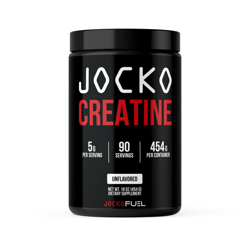 [Australia] - Jocko Fuel Creatine Monohydrate Powder - Creatine for Men & Women, Supplement for Athletic Performance & Muscle Health, 90 Servings 16 oz (Unflavored) 