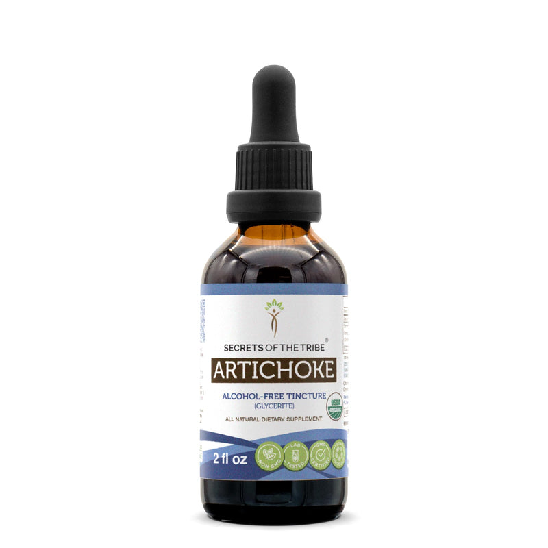 [Australia] - Secrets of the Tribe Artichoke USDA Organic | Alcohol-FREE Extract, High-Potency Herbal Drops | Made from 100% Certified Organic Artichoke (Cynara scolymus) Dried Leaf 2 oz 2 Fl Oz (Pack of 1) 