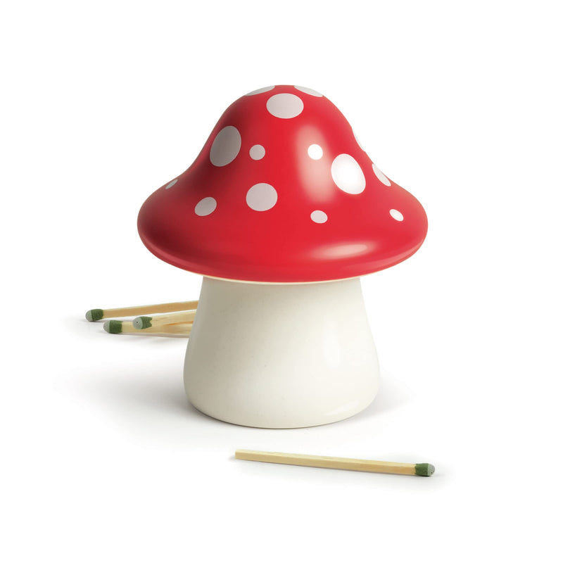 [Australia] - Genuine Fred MERRY MUSHROOM, Decorative Ceramic Match Striker and Storage 