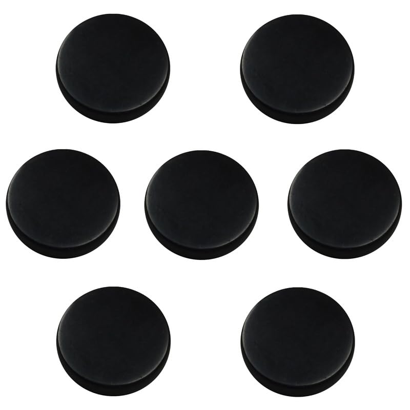 [Australia] - 7 pcs Shungite Sticker for Cell Phone Case Tablet Laptop Computer - Round Dot Healing Energy Shungite Stones Protection Plate with Carbon Fullerenes (Polished, 20 mm / 0.78") Polished 20 mm / 0.78" 