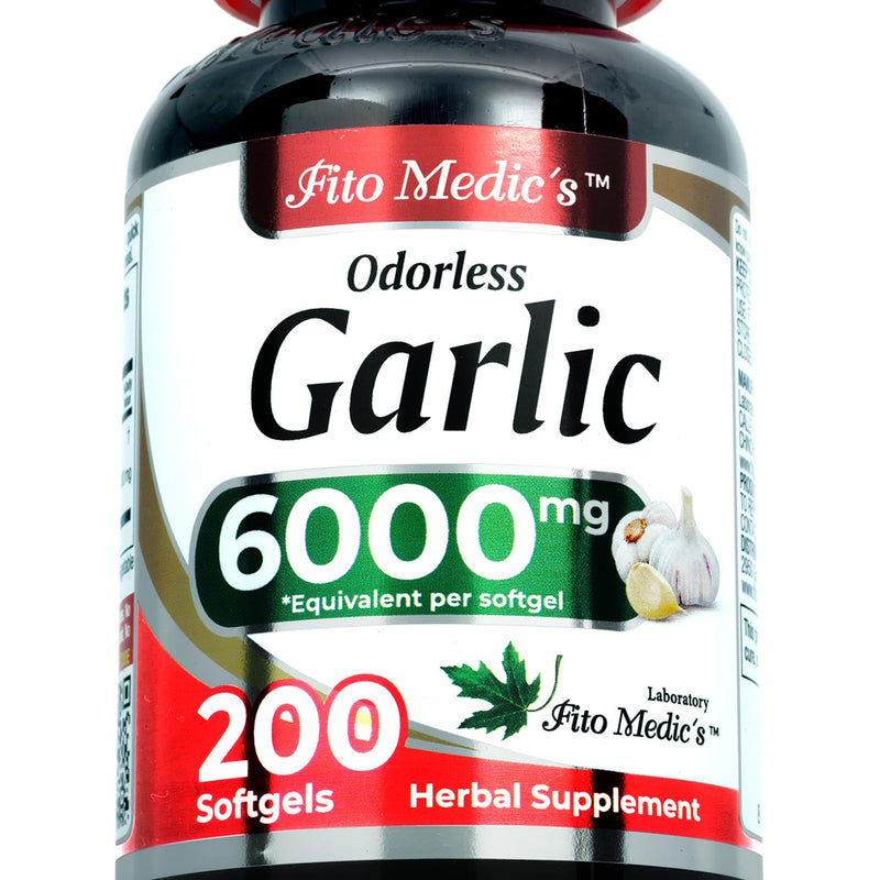 [Australia] - Lab | garlic pills |6000 mg Equivalent | 200 softgels | organic garlic | 200 capsules | garlic supplements | garlic | odorless garlic | garlic extract | garlic capsules | Ultra high Absorption. 