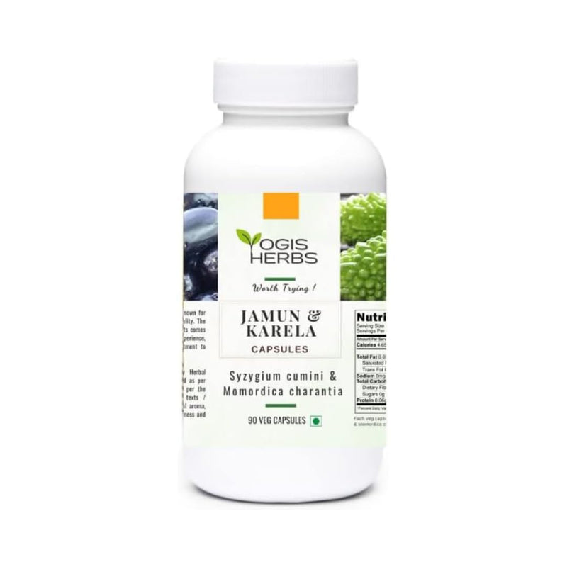 [Australia] - Jamun & karela Capsules (Syzygium cumini & Momordica charantia) for Healthy Metabolism Support – 90 Veg Capsules 