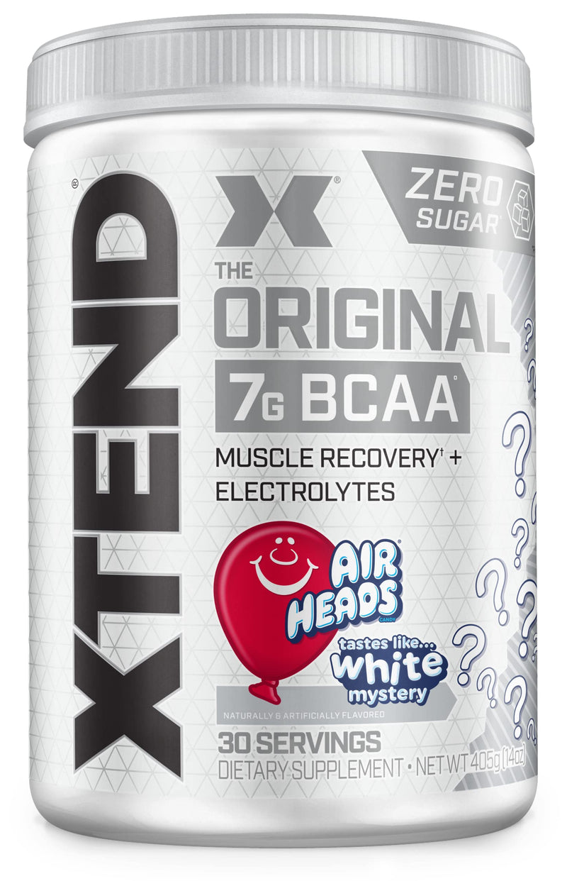 [Australia] - Xtend XTEND Original BCAA Powder Airheads Candy Flavor, 7g BCAA and 2.5g L-Glutamine, Sugar Free Post Workout Muscle Recovery Drink with Amino Acids for Men & Women, 30 Servings 