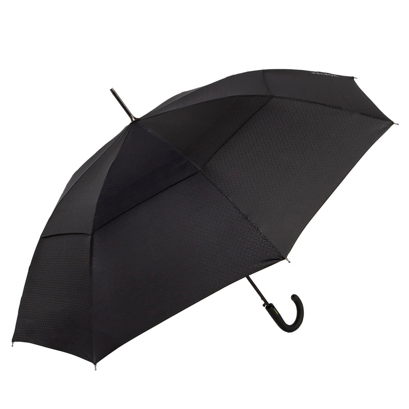 ShedRain Vortex V2 Windproof Stick Umbrella, Auto Open, Assorted Vex Black