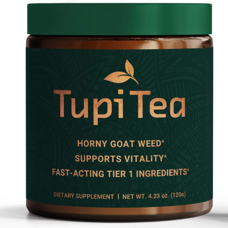 [Australia] - Horny Goat Weed Powder, Supplement w/Maca Root, Tribulus Terrestris Extract, Muira Puama to Boost Energy, Wellness & Nitric Oxide Prime Support for Men & Women. Limited Day of The Month Deal 