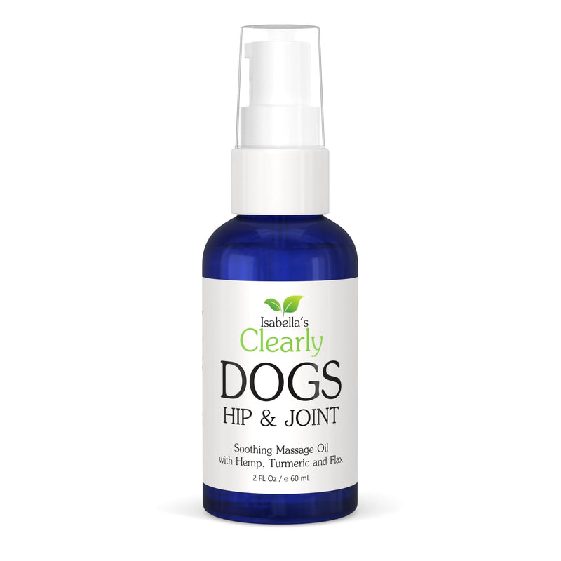 HIP & JOINT Massage Oil for Dogs with Flax Seed and Turmeric Oils | Pet Safe Essential Oils Support Mobility, Flexibility, Ease Tension and Discomfort - Vegan Pet Product Made in USA - PawsPlanet Australia