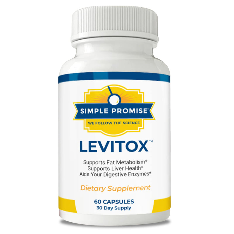 [Australia] - Levitox - Groundbreaking Weight and Liver Support - Aids Digestive Enzymes, 60 Capsules 
