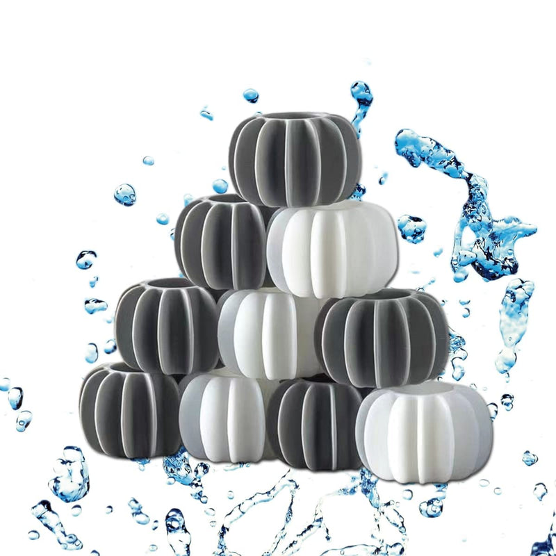 [Australia] - Reusable Magic Laundry Balls, 5/10 Laundry Balls Tangle Free for Washing Machines, Silicone Steamer Dryer Balls Washer Balls Laundry Balls (10pcs) 10pcs 