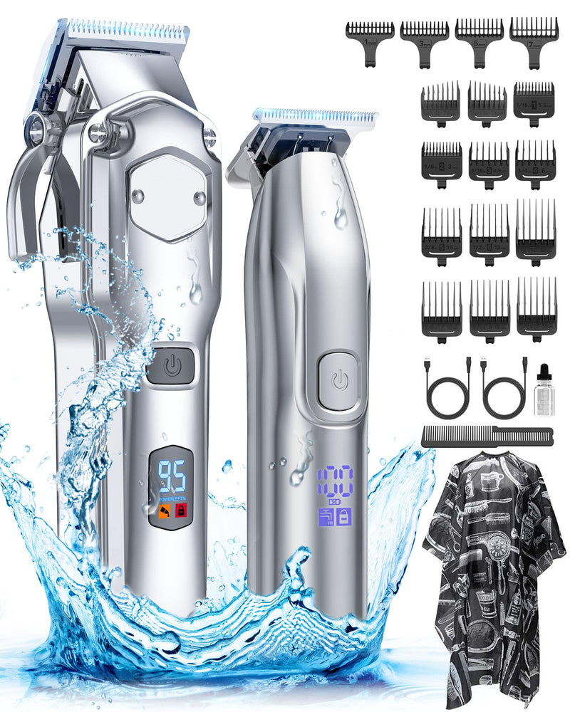 [Australia] - Romanda Clippers and Trimmers Set, Hair Clippers for Men Cordless,Mens Clippers and Grooming Set,Barber Clippers Set 