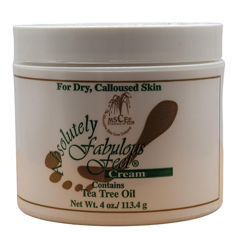 [Australia] - Absolutely Fabulous Feet Foot Cream – Foot Moisturizer for Dry, Cracked Heels & Calluses with Emu Oil, Tea Tree Oil, Menthol & Retinol – Diabetic-Friendly, Antifungal & Deodorizing – 4 oz 
