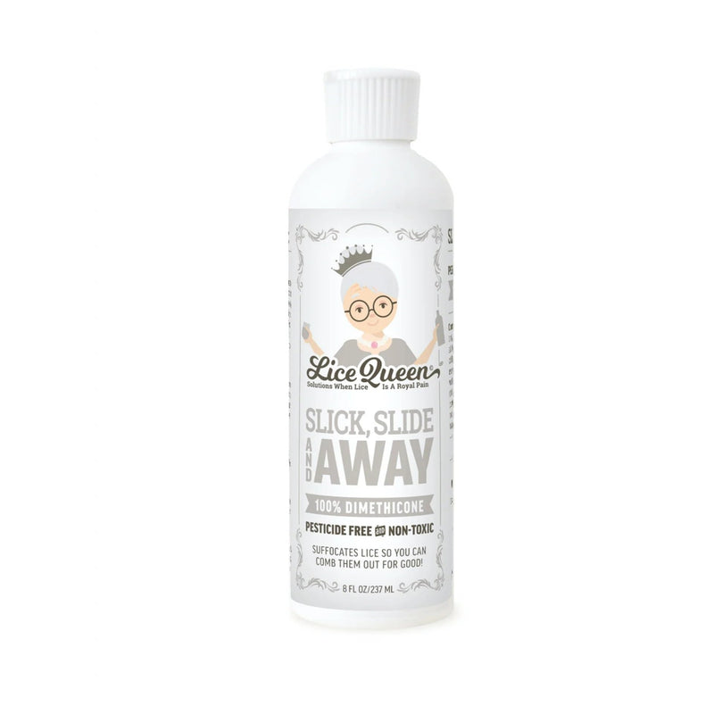 [Australia] - Slick, Slide, & Away - 100% Dimethicone Lice Treatment and Prevention - Safe, Non-Toxic and Natural Head Lice Treatment for All Hair Types - Dimethicone Oil for Lice 8 Fl Oz 