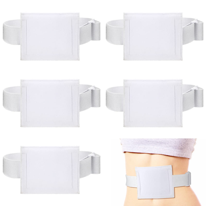 [Australia] - 6 Pcs Feeding Tube Holder Elastic G Tube Holder Belt Comfortable Peg Tube Supplies for Men Women Adults Kids Abdominal Covers Accessories 