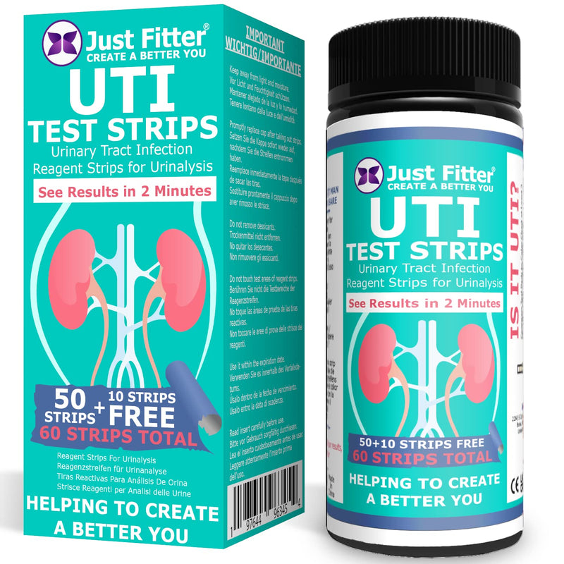 [Australia] - UTI Urine Test Strips. Urinary Tract Infection Strip. Simple, Fast and Accurate Results. Urinalysis Home Testing Stick Kit for Nitrite and Leukocytes. 1 Bottle 