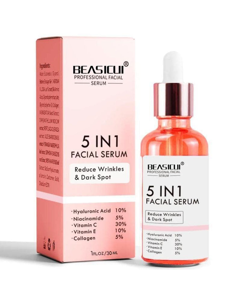 Vitamin C Serum for Face – Anti Aging Face Serum with Vitamin C, Hyaluronic Acid, Vitamin E – Radiance Serum for Dark Spots, Even Skin Tone, Eye Area, Fine Lines & Wrinkles, 1 Fl Oz