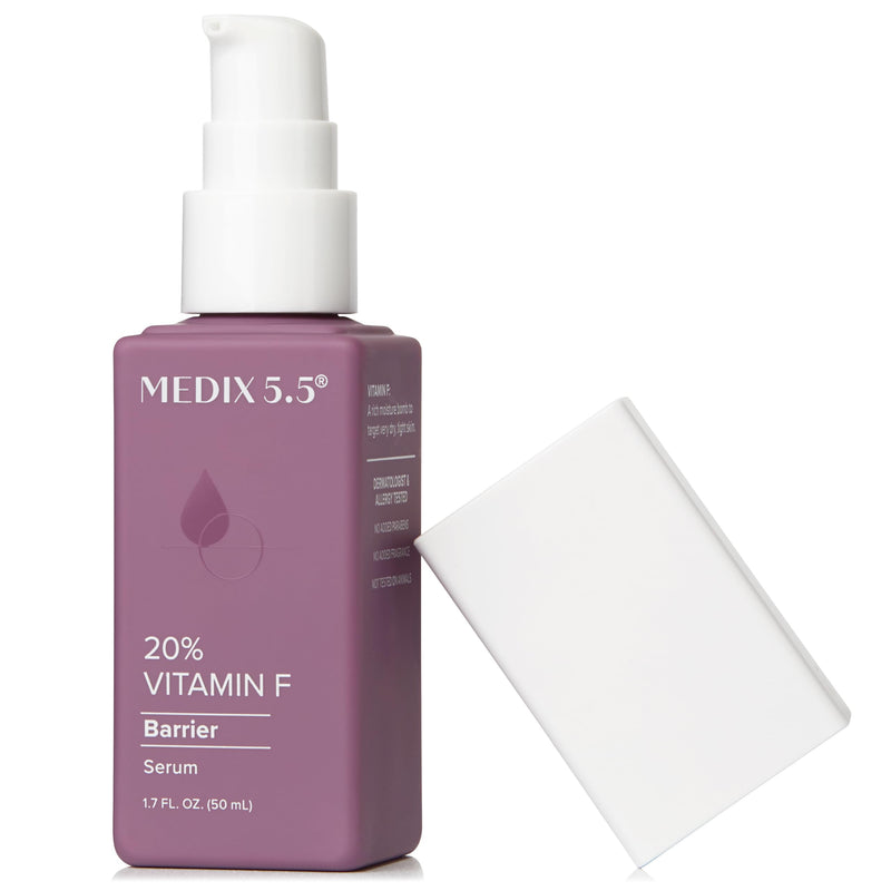 MEDIX Body & Face Moisturizer 20% Vitamin F Oil Hydrating Body Booster & Face Serum | Concentrated Vitamin F + Vitamin E Oil Super Serum For Skin Barrier | Crepey Skin Treatment, 1.7 Fl Oz 20% Vitamin F Booster 1.7 Fl Oz (Pack of 1)