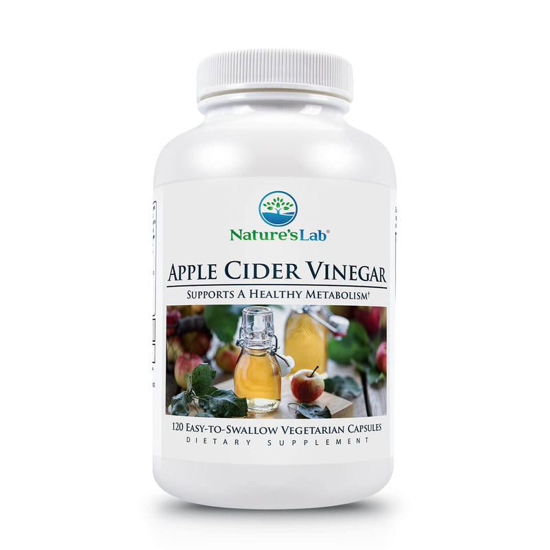 [Australia] - Nature's Lab Apple Cider Vinegar 1200mg with Chromium - 120 Capsules (60 Day Supply) 