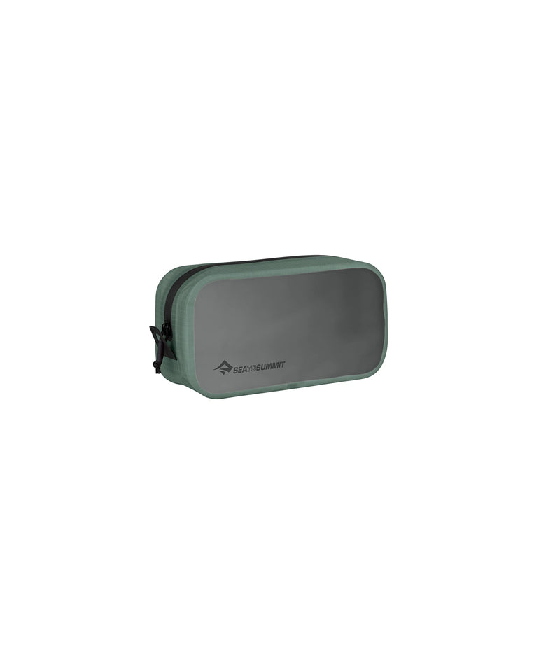 Sea to Summit Hydraulic Packing Cube, Dust and Water-Resistant Travel Organizer Laurel Green Sm / 1.5 Liter