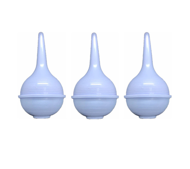 [Australia] - Comfort Soft Sterile Ear Bulb Rubber Hand Squeeze Baby Bulb Suction Sucker - 2 oz - Nasal - Ulcer (3 Pack) 2OZ BLUE 3.0 
