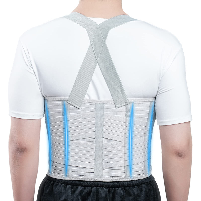 [Australia] - Rib Injury Belt Chest Binder, Chest Brace Chest Compression Suppor Rib Bandage Wrap for Sternum Injuries, Sore or Bruised Ribs Support, Dislocated Ribs Protection, Pulled Muscle Pain XX-Large 