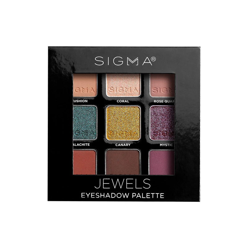 [Australia] - Sigma Beauty Jewels Eyeshadow Palette 2.56 Ounce (Pack of 1) 