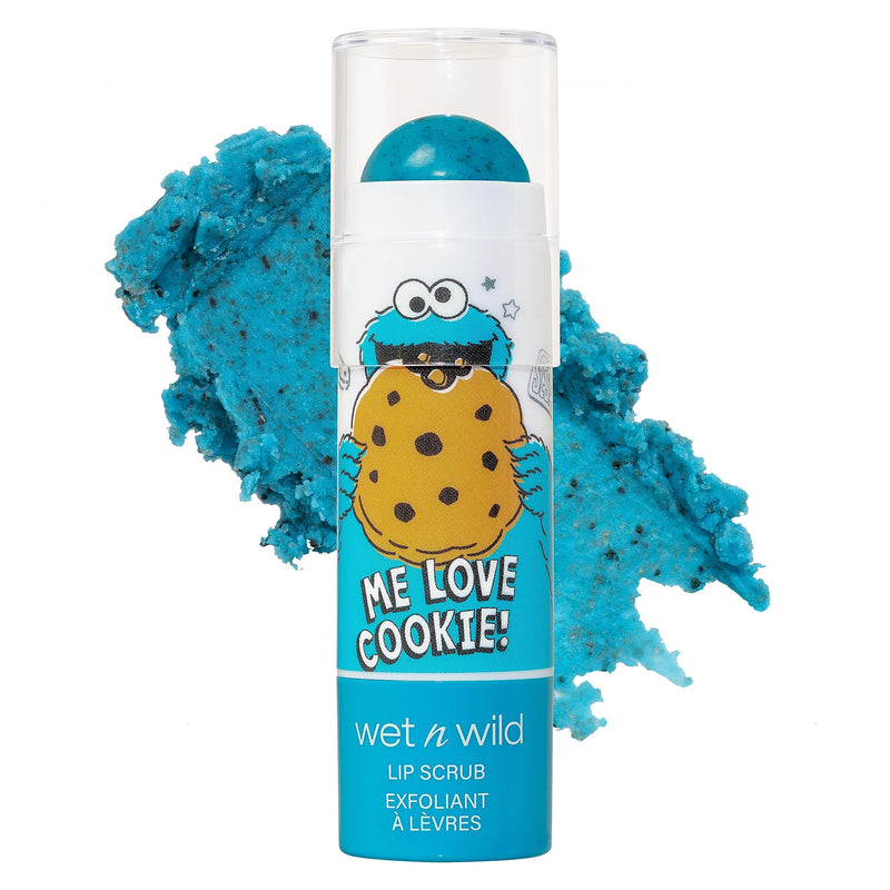 [Australia] - wet n wild Sesame Street Collection Lip Scrub - Vitamin E Enriched, Vegan & Cruelty Free - Me Love Cookie 