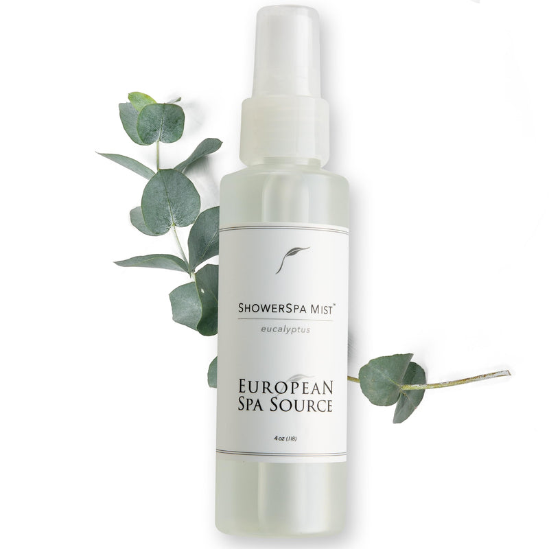 Eucalyptus ShowerSpa Mist Spray for Aromatherapy, At Home Spa Experience, Sinus Congestion Relief, and Tension Relief, 4 fl oz.