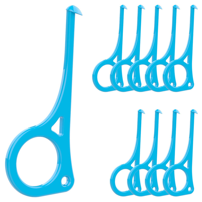 [Australia] - Aligner Removal Tool, 10 Invisible Braces Removal Tools, Retainer Remover Tool, Suitable for Removing Braces, Trays, Retainers, Dentures and Aligners(Blue). Regular size B 10pcs Light blue 