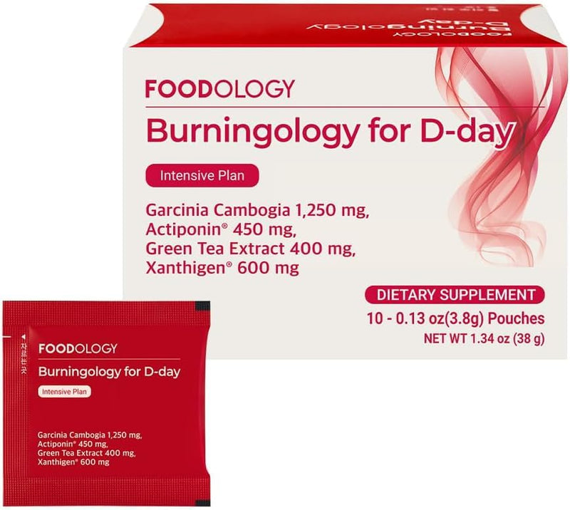 [Australia] - Burningology D-Day (Pack of 1, 10 Days) - Jiaogulan, Wakame Complex, Green Tea Extract, Garcinia Cambogia Supplement. (Pack of 1, 10 days) 