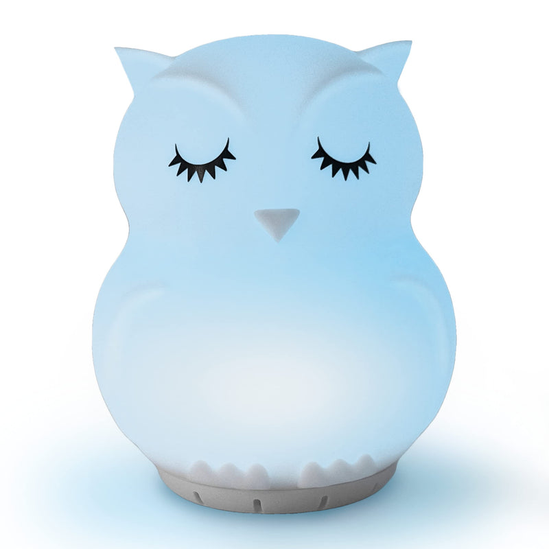 [Australia] - Mindfulness 'Breathing Owl' | 4-7-8 Guided Visual Meditation Breathing Light | 3 in 1 Device with Night Light & Noise Machine for ADHD Anxiety Stress Relief Sleep - Gift for Kids Adult Women Men 
