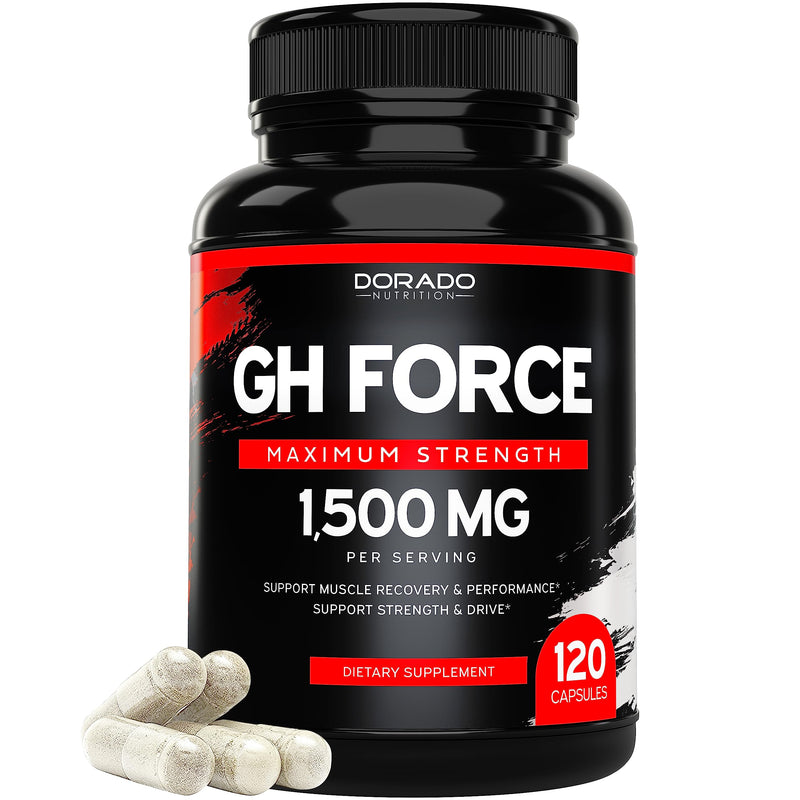[Australia] - HGH Supplements for Men & Women (120 Count) 1500mg Support Muscle Growth & Healthy Levels of Human Growth Hormone for Men, Promote Healthy Muscle & Recovery For Men Post Workout Supplement - USA Made 
