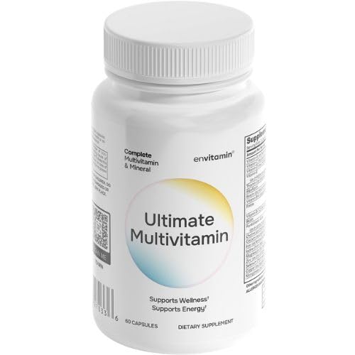 envitamin Ultimate Multivitamin Multimineral and Superfood with 42 Fruit and Vegetable Blend, 60 Count One Pack