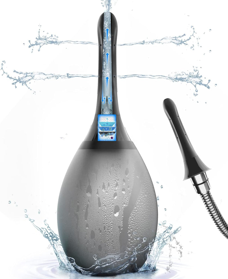 [Australia] - Enema Douche Anti Back-Flow, Amal Douche Connected to Shower Hole,Enema Bulb with 7 Spouts, Reusable Enima Vaginal Cleaner kit for Men Women 🏆🆃🅾🅿 🆂🅴🅻🅻🅴🆁 