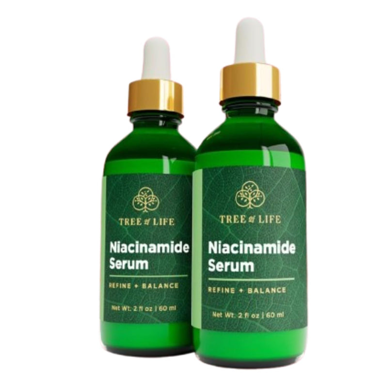 Tree of Life Niacinamide Serum for Face, Pore Tightening Face Oil, 4 Fl Oz | Pore-tightening niacinamide serum. Hydrating face serum that helps reduce excess oil, refine pores & improve skin texture. 2 Fl Oz (Pack of 2) 04. Niacinamide