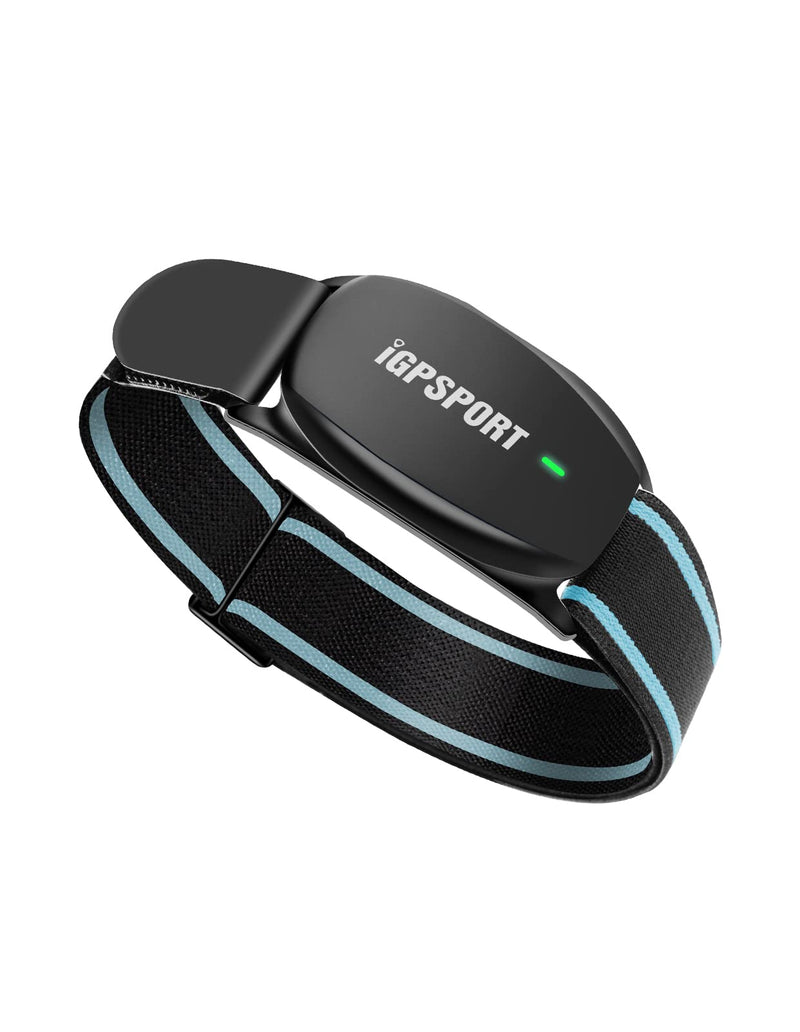 [Australia] - iGPSPORT Heart Rate Monitor Armband HR70, Bluetooth 5.0 ANT+ arm Heart Rate Monitor, 65H Battery Life and HR Zone LED Indicator (Black) 