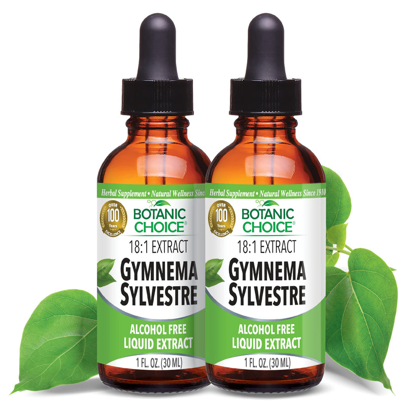 [Australia] - Botanic Choice: Gymnema Sylvestre Liquid Extract - Alcohol & Gluten Free, Non-GMO, 1oz 2 Pack 