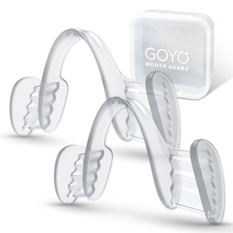 [Australia] - Mouth Guard for Grinding and Clenching Teeth at Night, Sleep Night Guard, Grinding Protection, Clenching Protection, Teeth Bruxism Mouth Piece with Travel Hygiene Case (2set) (1set) 1set 