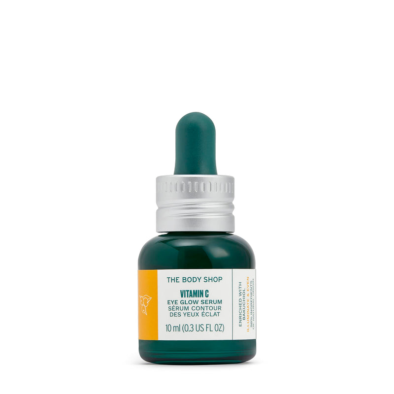 The Body Shop Vitamin C Eye Glow Serum - Illuminating And Brightening For Eye - 0.3 Fl Oz | Lightweight eye serum helps reduce dark circles and even the eye area for a brighter, refreshed, well-rested look