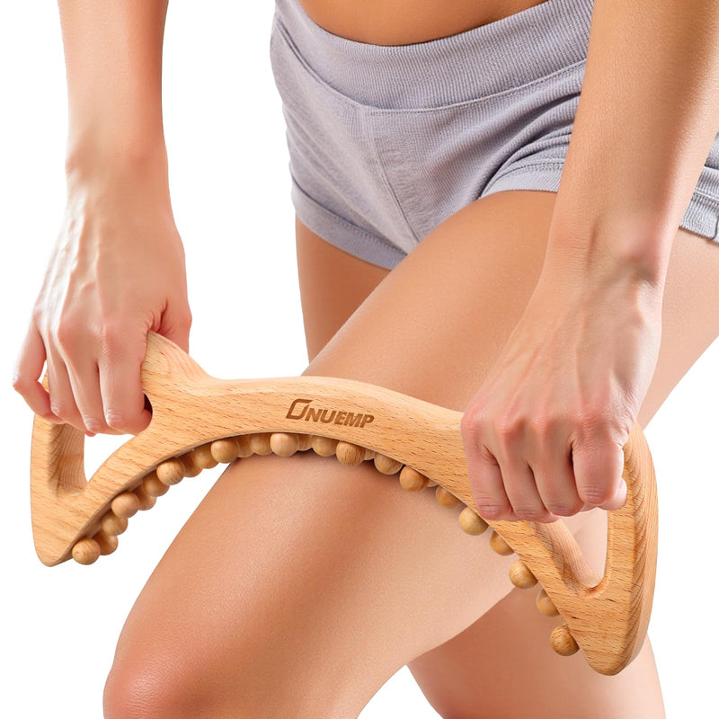 [Australia] - ONUEMP Wood Therapy Massage Tools, Cellulite Massager Body Slim Brush, Maderoterapia Kit Colombiana for Lymphatic Drainage, Body Sculpting, Myofascial Release, Deep Tissue 