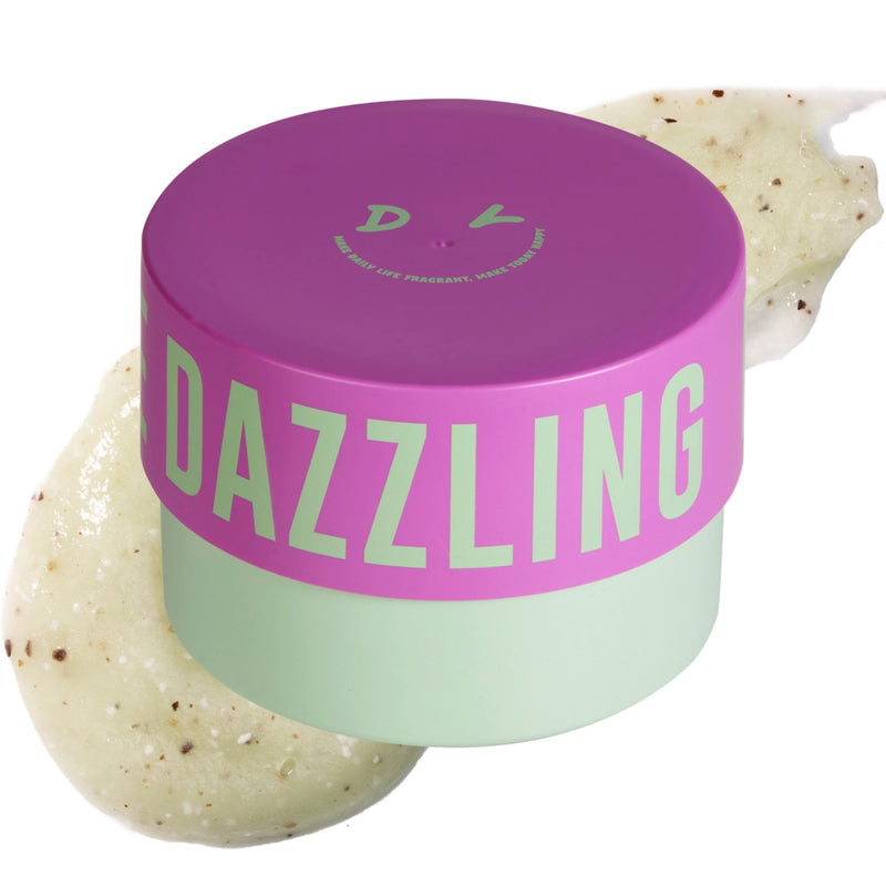 Dear Doer] Dazzling Body Scrub - Radiant & Gentle Exfoliator with Grape Seed & Plant-Derived Cellulose to Remove Dead Skin Cells with Vitamin C, Fresh Floral Scent, Vegan, 10.1 fl oz (300 ml) Dazzling, Fresh Floral 10.1 Ounce (Pack of 1)