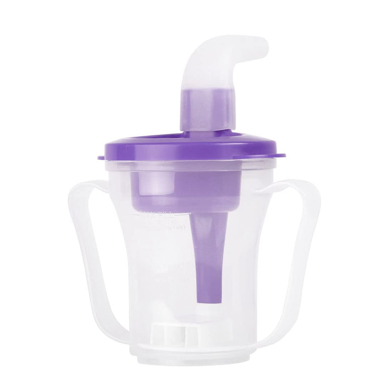 [Australia] - Dysphagia Regulating Drinking Cup for Swallowing and Disorders People,Dispenses 5cc or 10cc of Liquid Each Time,No Thickener is Used.Helps to Prevent Choking Purple 